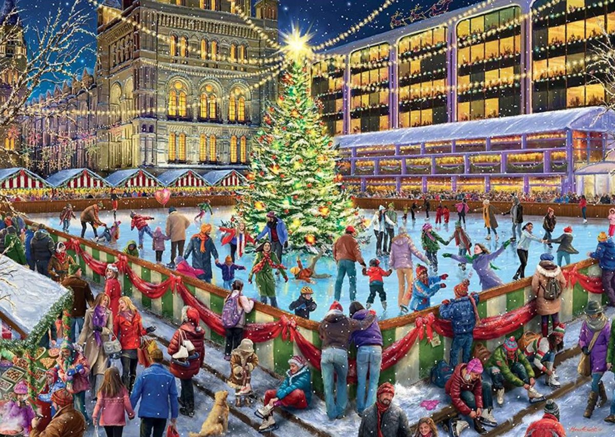 1000 piece puzzles FALCON Ice rink